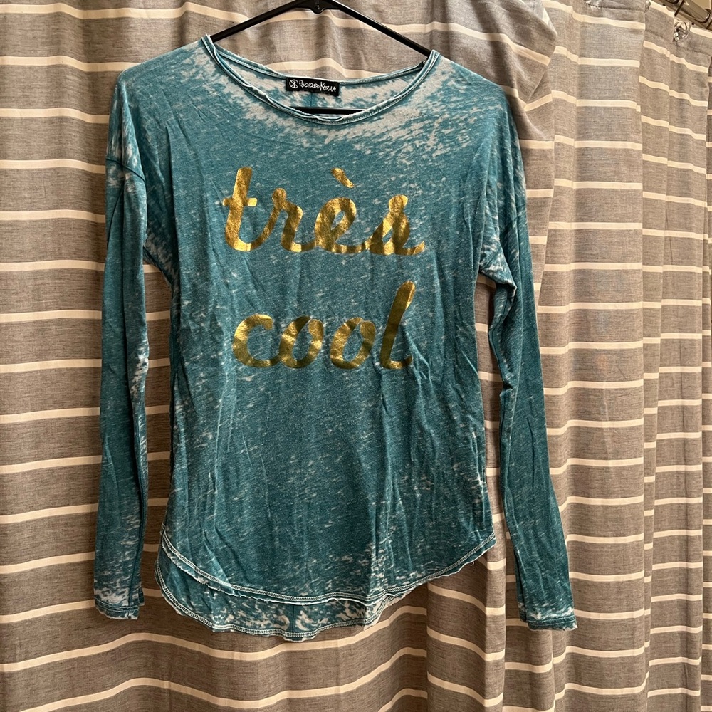 Recycled Karma “Tres Cool” long sleeve shirt